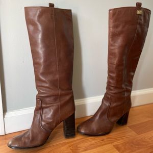 DVF Leather Boots Size 9